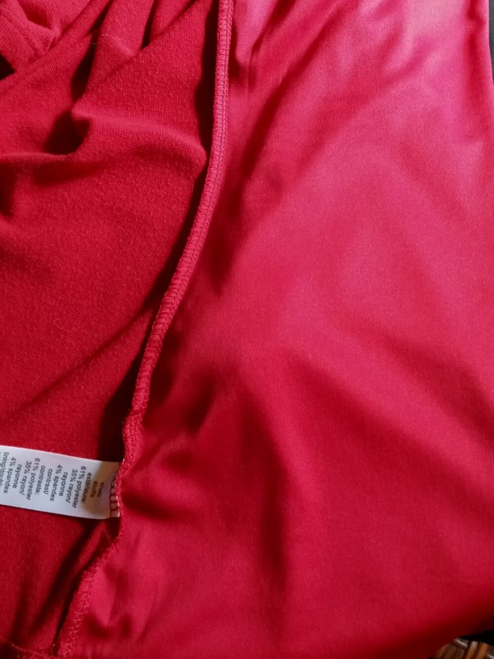 Studio Y Open-front Women's Red Cardigan Blazer Sz L Great Condition! - Picture 6 of 9